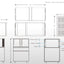 Spec plans for the ICEPRO 680kg/24hr Commercial Cube Ice Maker Machine.