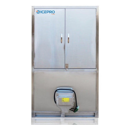 Straight-on front view of ICEPRO 2000kg/24hr Ice Maker Machine.