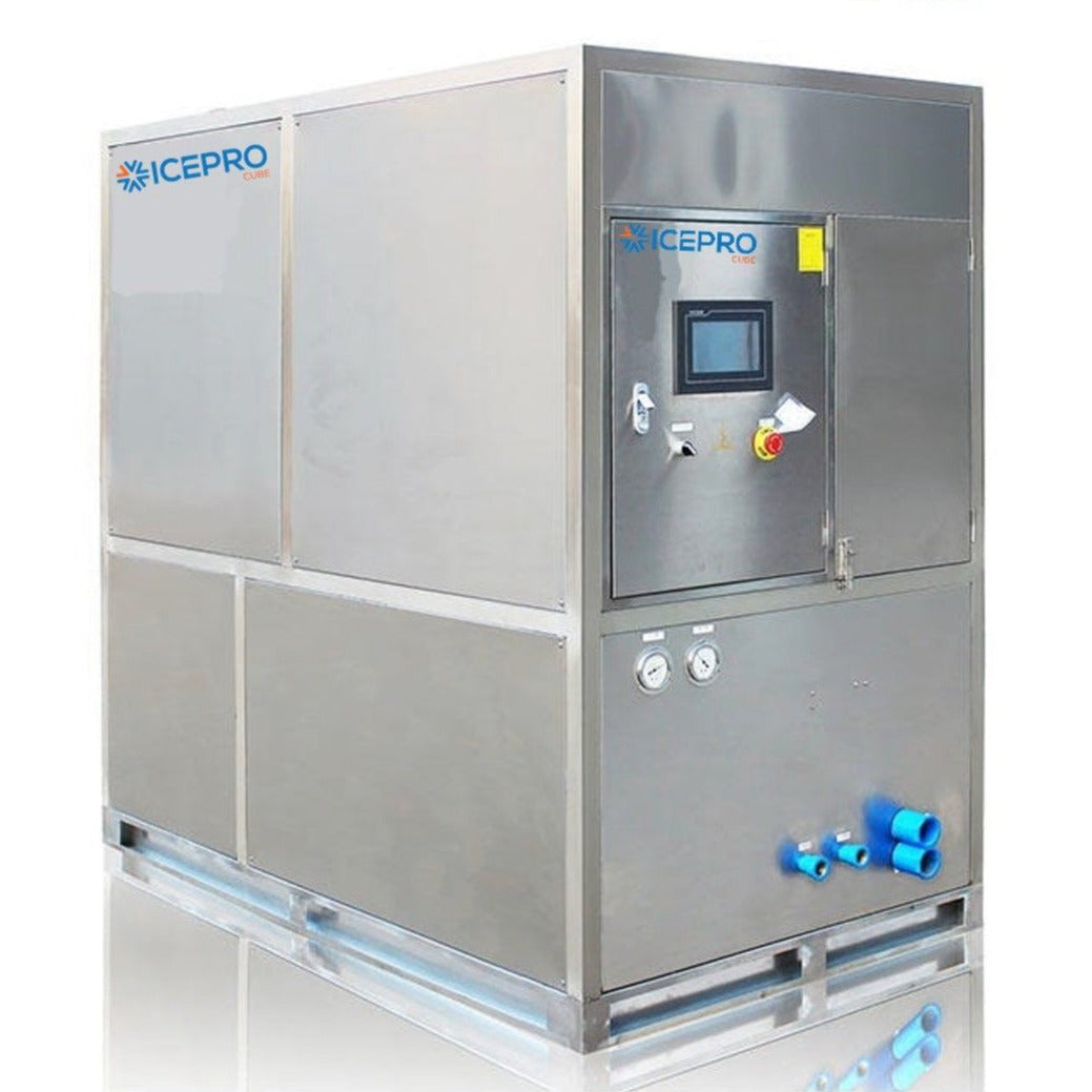 Back view of ICEPRO 2000kg/24hr Ice Cube Maker Machine.